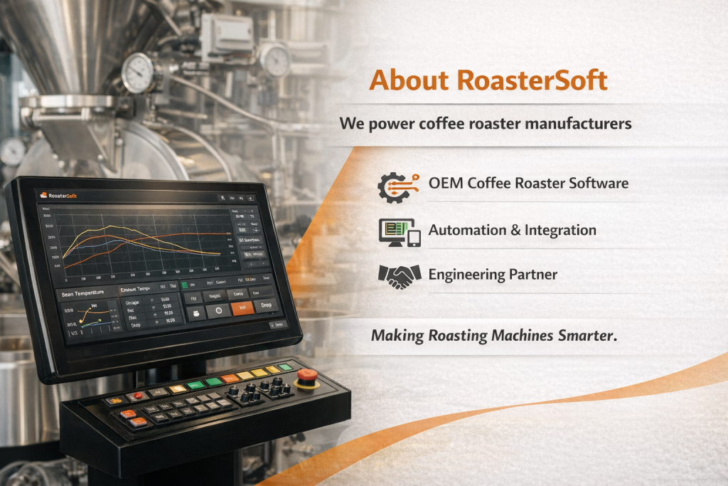 About RoasterSoft coffee roaster machine software