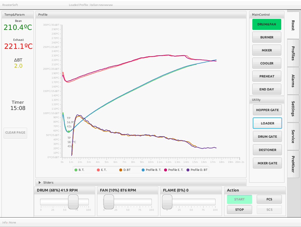 Explore RoasterSoft software versions for coffee roasting machines. Monitor, Economic, Advanced and Industrial PC solutions for modern coffee roasters and manufacturers.